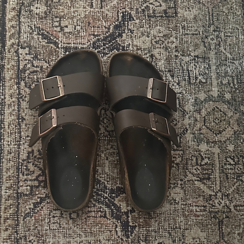 Brown Birkenstocks